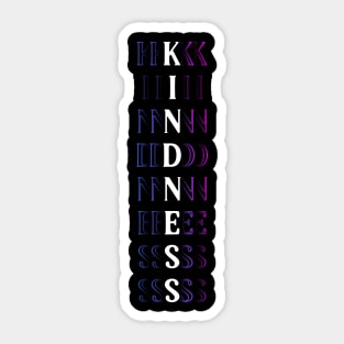 Colorful Kindness Christian Design Sticker